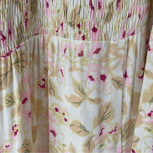 Faithfull The Brand Adele Floral Print Saint Tropez Midi Dress NWTs size 6 - Picture 14 of 15